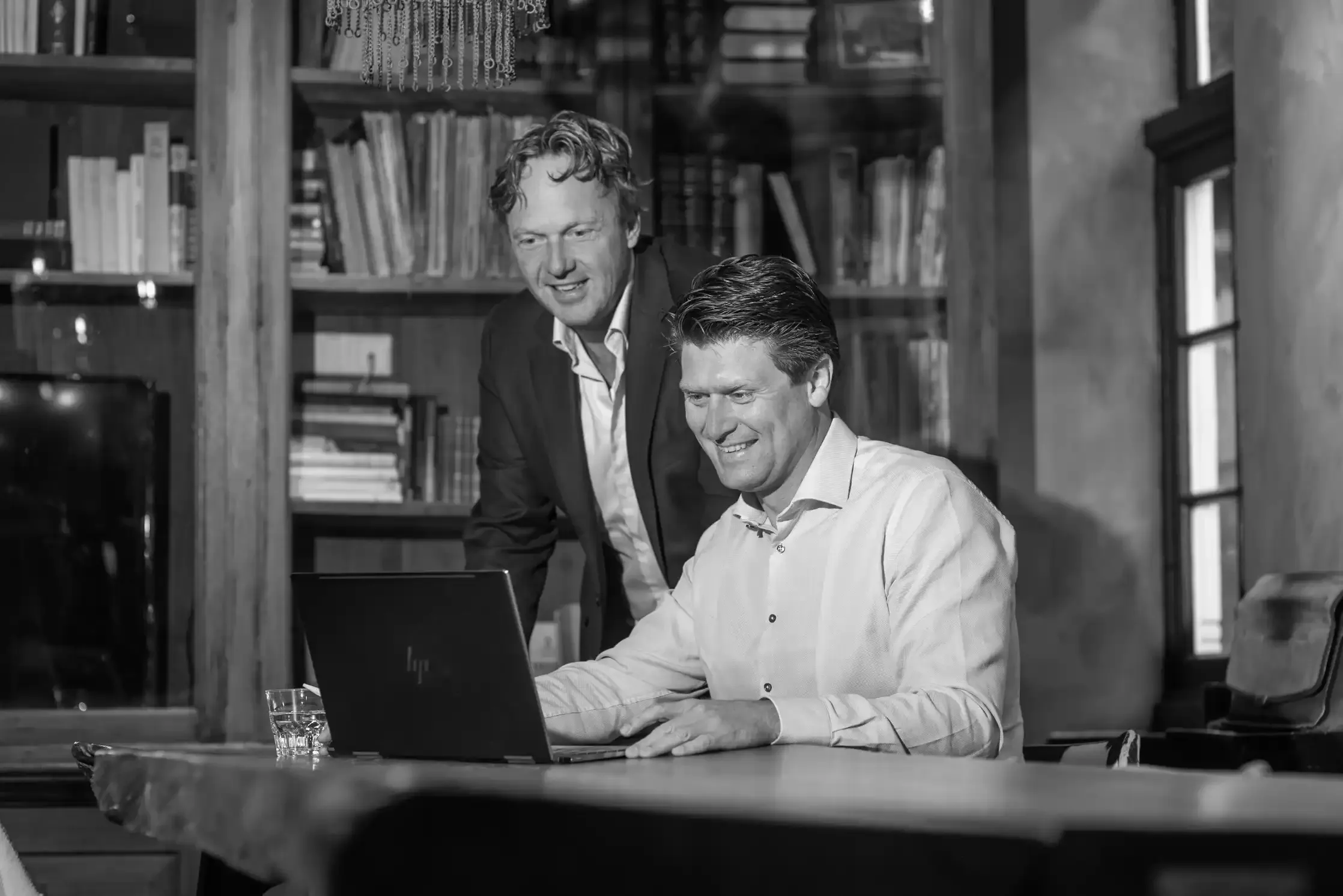 Erik en Walter van HF Vastgoed